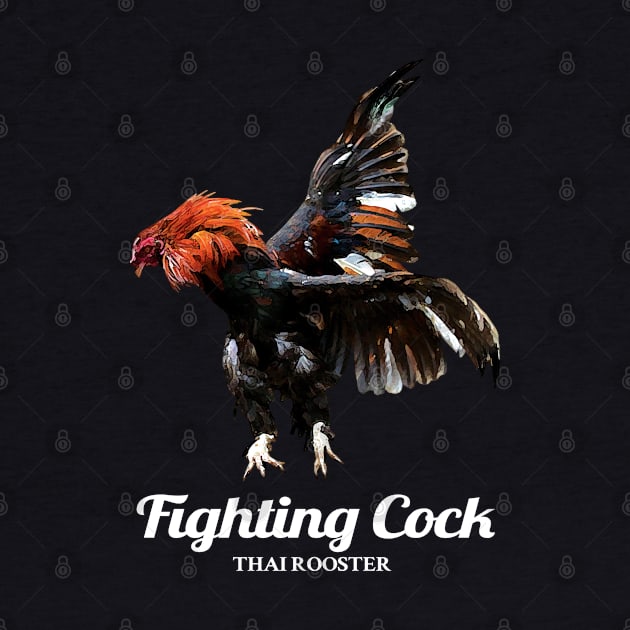 Fighting Rooster by KewaleeTee